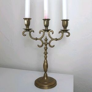 VTG BRASS CANDLESTICK HOLDER